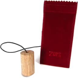 Pêndulo Cabalístico Hebreu Madeira Radiestesia 4cm Zots