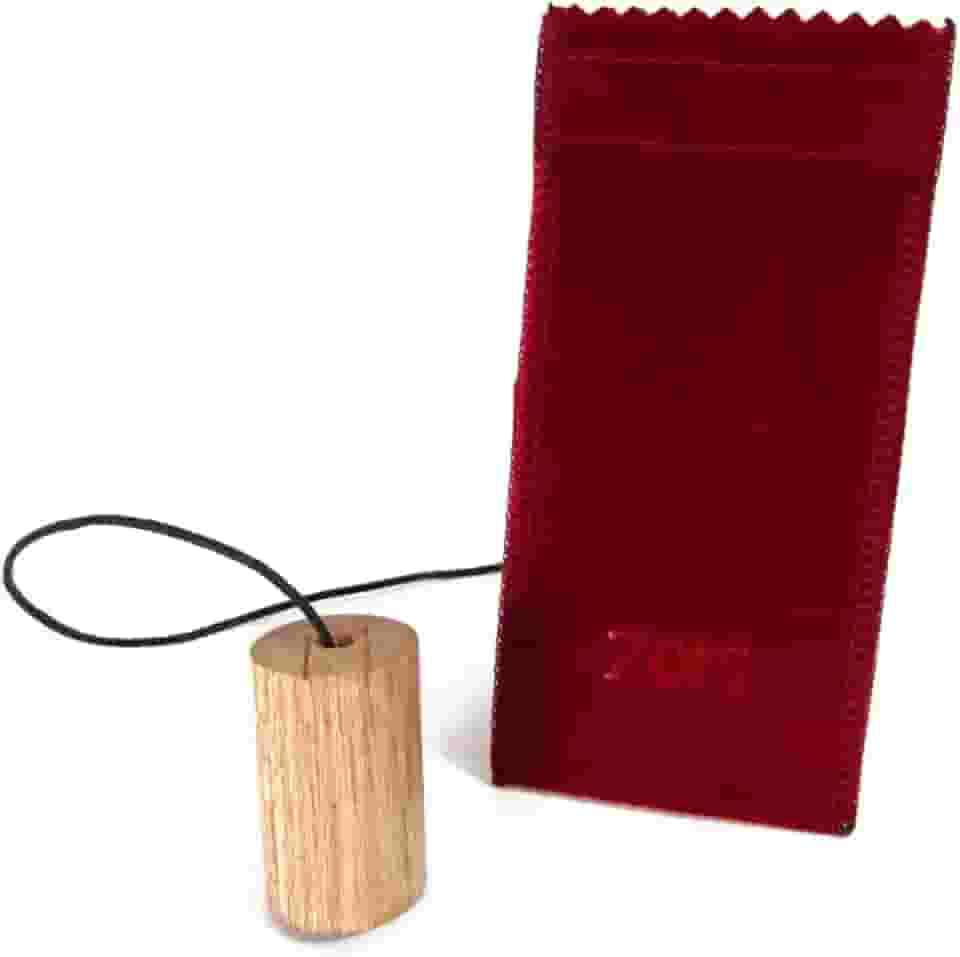 Pêndulo Cabalístico Hebreu Madeira Radiestesia 4cm Zots