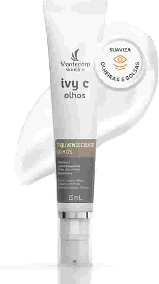 Creme Rejuvenescedor Olhos Ivy C Skincare - 15g - Ação Hidratante - Auxilia na Redução de Linhas Finas e Olheiras - Mantecorp