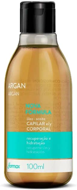 Óleo Capilar e Corporal 100Ml Argan, Farmax