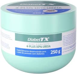 Diabet TX Creme Hidratante Corporal para Pele de Diabéticos com Uréia, Tratamento Intensivo para Reduzir Aspereza, Promove Bem-estar e Suavidade da Pele, Hidratação Profunda 250 g 1-Pack