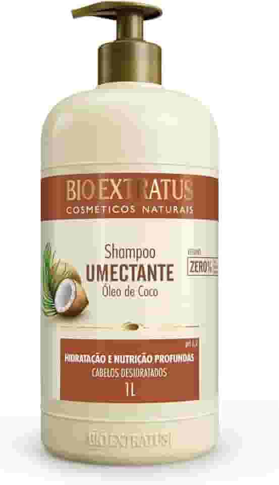 Shampoo Limpeza Umectante Óleo De Coco Bio Extratus 1 Litro