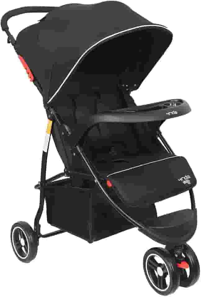 Maxi Baby Carrinho de Bebê 3 Rodas Passeio 4RIDE (Até15kg) (Preto)