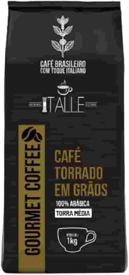 Torras Médias de Café Arábica 100% da Tale Coffee Roasters Café em Grao Torrado Expresso Arábica Torra Media Grãos 1kg Gourmet Cafe Italle