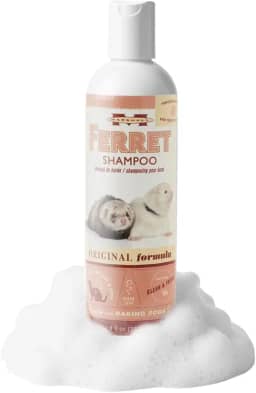 Marshall Pet Products Ferret Shampoo – Fórmula original com bicarbonato de sódio, 236 ml – Limpeza suave, controle de odor e frescor de longa duração para casacos de furão