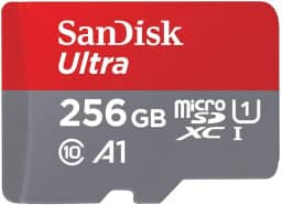 Cartão de Memória MicroSDXC 256GB Sandisk Ultra Classe 10 100MB/s