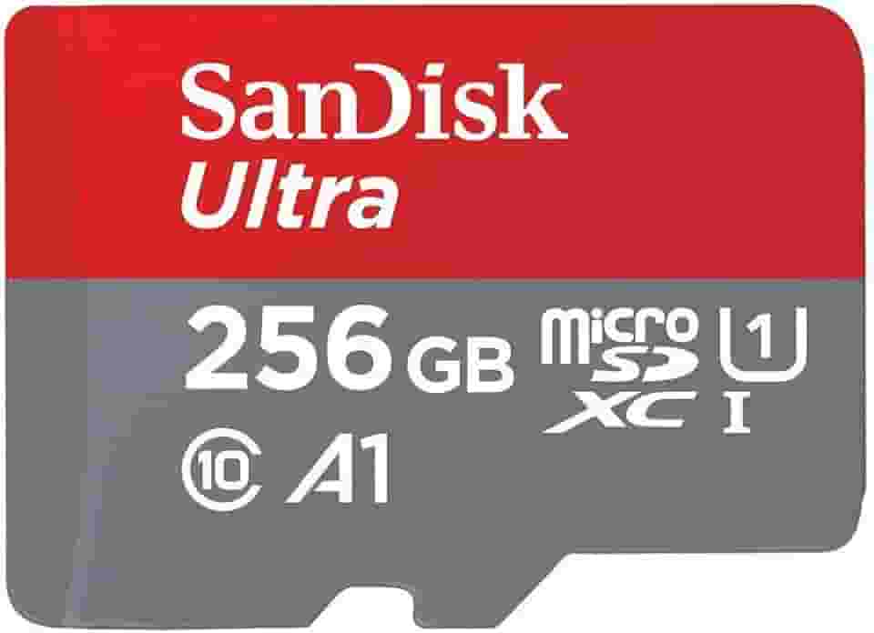 Cartão de Memória MicroSDXC 256GB Sandisk Ultra Classe 10 100MB/s