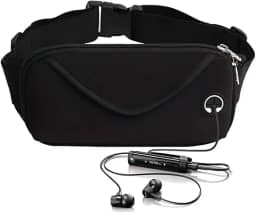 Pochete Esportiva Masculina Feminina De Corrida Doleira Impermeável Celular Bike (Preta)