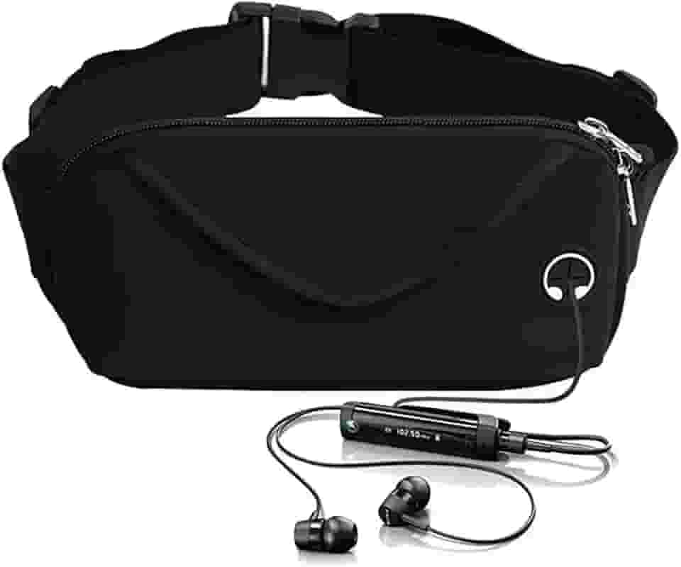 Pochete Esportiva Masculina Feminina De Corrida Doleira Impermeável Celular Bike (Preta)