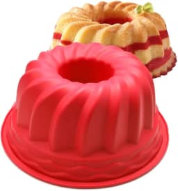 Forma Assadeira Silicone Bolo Pudim Antiaderente