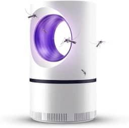 Armadilha Mata Mosquito Eletrônica com Luz LED UV para Pernilongos e Insetos Voadores