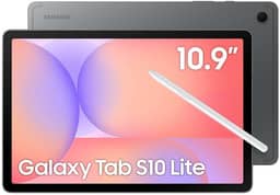 Samsung Tablet Galaxy Tab S10 Lite 5G, 256GB, 8GB RAM, Tela 10.9", S Pen e Capa Smartbook Cover Inclusas