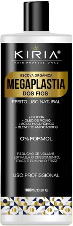 Escova Organica Megaplastia Kiria Profissional Zero Formol L