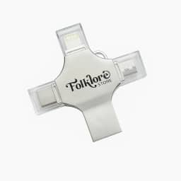 Pen Drive OTG 4 em 1 (256 GB), Armazenamento Externo, Pendrive de Fotos, USB 3.0 Memory Stick Jump Drive PhotoStick para iPad, Android, PC, iPhone.