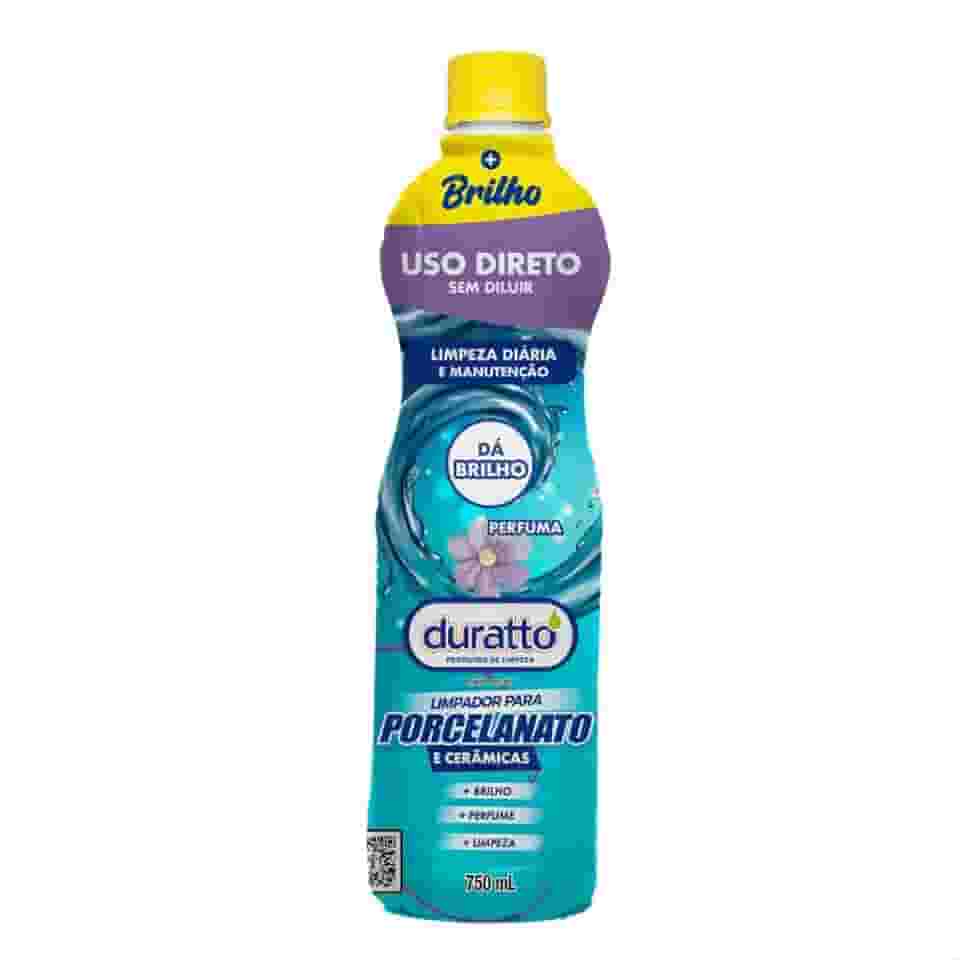 Limpador Porcelanatos Cerâmicas Granitos Mármores 750ml Uso diário Duratto