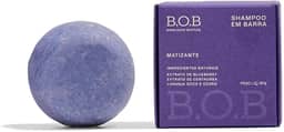 Shampoo em Barra Matizante B.O.B Bars Over Bottles para Cabelos Loiros, Platinados ou Grisalhos, Natural e Vegano, 80g