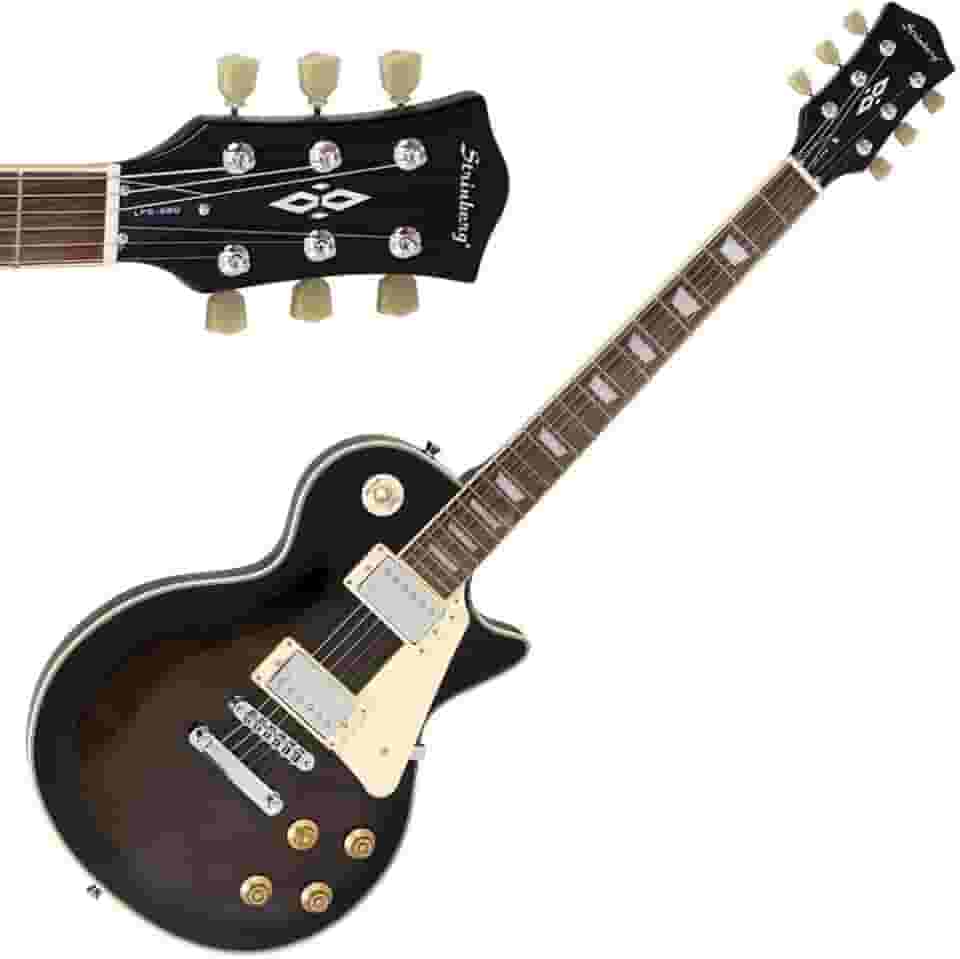 Guitarra Strinberg Les Paul Lps280 Tbk Transparent Black