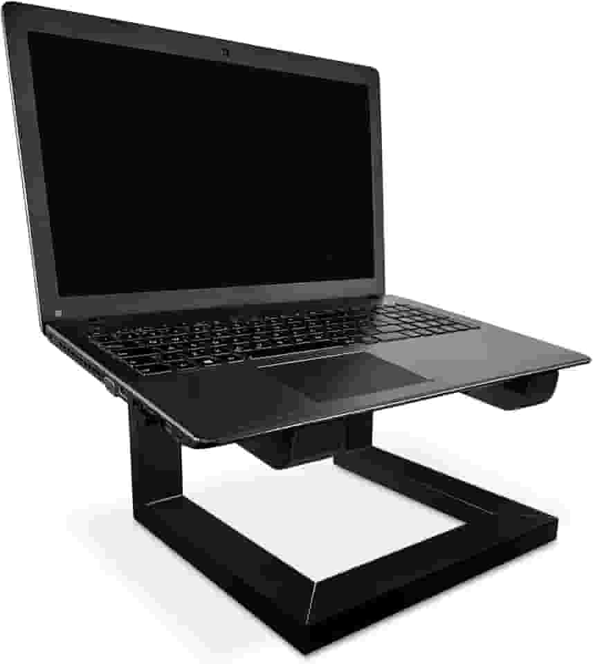 Suporte para Notebook Laptop Macbook Stand Dj em Aço - Preto