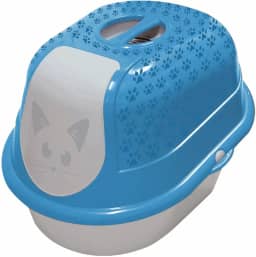 Caixa de areia jumbo coberta para gatos com porta e filtro de carbono – extra grande, design com capuz fechado para controle de odores – fácil de limpar, anti-respingos, para gatos grandes e pequenos