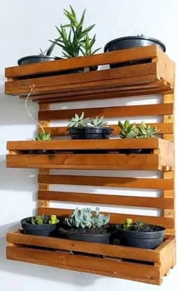 Horta vertical, floreira,suporte para plantas.