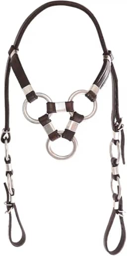 Cabeçada Argolada De Couro Legítimo A Melhor Para Seu Cavalo