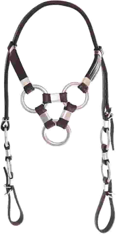 Cabeçada Argolada De Couro Legítimo A Melhor Para Seu Cavalo