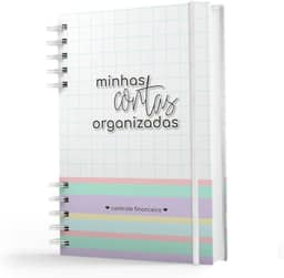 Caderno De Controle Financeiro - Capa Dura - Minhas Contas Organizadas