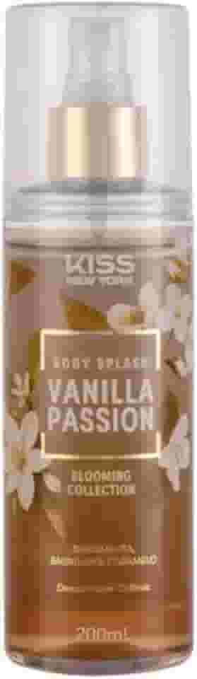 Body Splash Kiss New York Vanilla Passion Fragrância Oriental com Baunilha 250ml