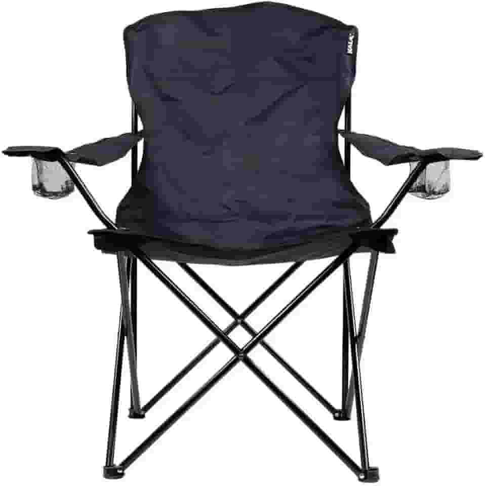 Cadeira Dobravel Confort Plus Suporta 150kg Preta