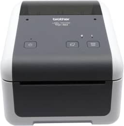 Brother TD-4210D Impressora de mesa térmica direta de 4 polegadas, impressão de etiquetas e recibos, 203dpi, 5ips, USB 2.0