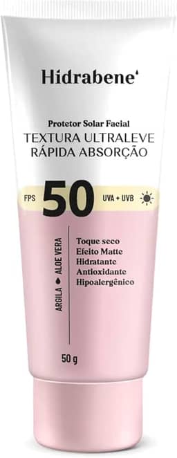 Hidrabene - Protetor Solar Facial FPS 50-50 g
