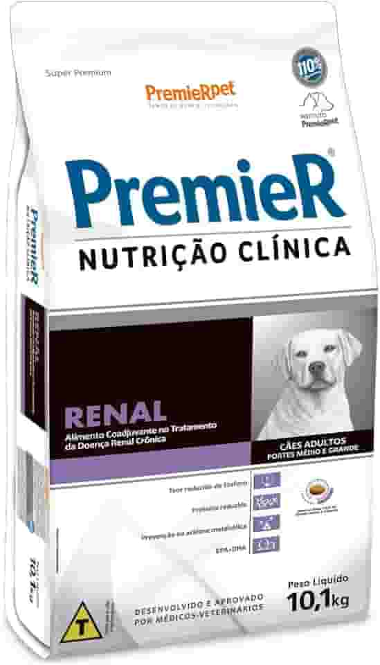 Ração Premier Nutrição Clínica Renal Cães Adultos Médio e Grande Porte