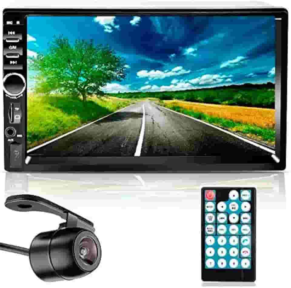 Central Multimidia Mp5 7' Bluetooth USB SD e Espelhamento Android + Câmera de Ré