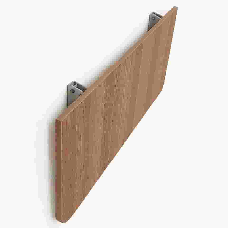 Mesa Dobravel Retratil de Parede Suspensa Borda Redonda 90Cm 100Cm 120Cm Para Banheiro Quarto Sala Cozinha