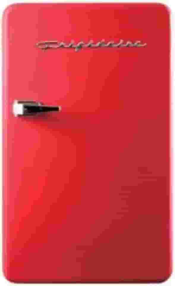 FRIGIDAIRE Mini geladeira premium EFR372-RED 3,2 pés vermelho retrô compacto arredondado canto premium