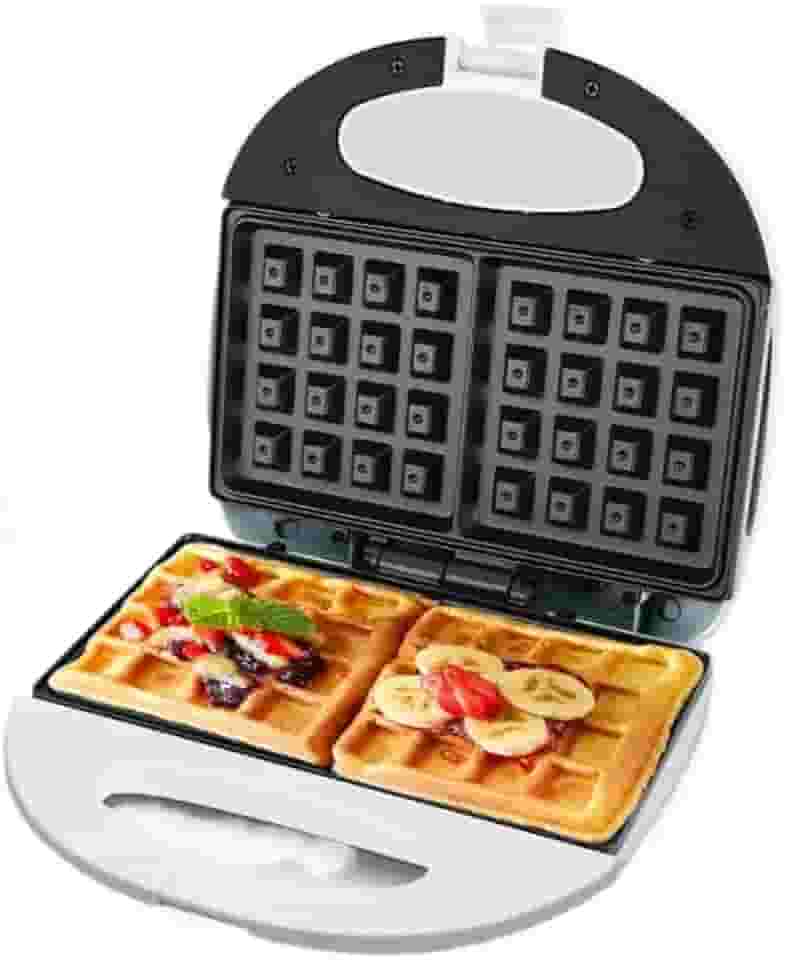 Máquina Waffle Elétrica 110V e 220v Grill Antiaderente Portatil(110v)