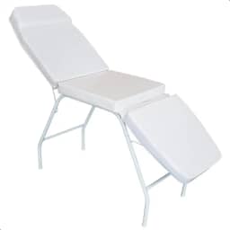 Maca 3 Posições Reclinável Estética Massagem Tattoo For-ty (Branco Bagum)