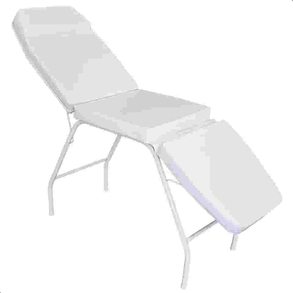Maca 3 Posições Reclinável Estética Massagem Tattoo For-ty (Branco Bagum)