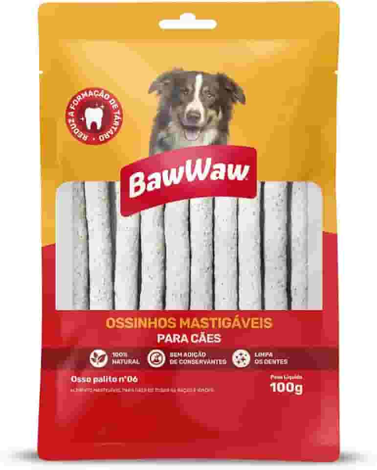 Osso Palito Baw Waw para cães nº06 100g