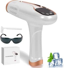 9 Velocidades Ajustáveis, Ice Spot Epilator IPL com Modo HR/SC/RA, Depilação Removedor de Pelos Indolor Nas Axilas, Costas, Pernas, Braços, Rosto, Linha de Biquíni