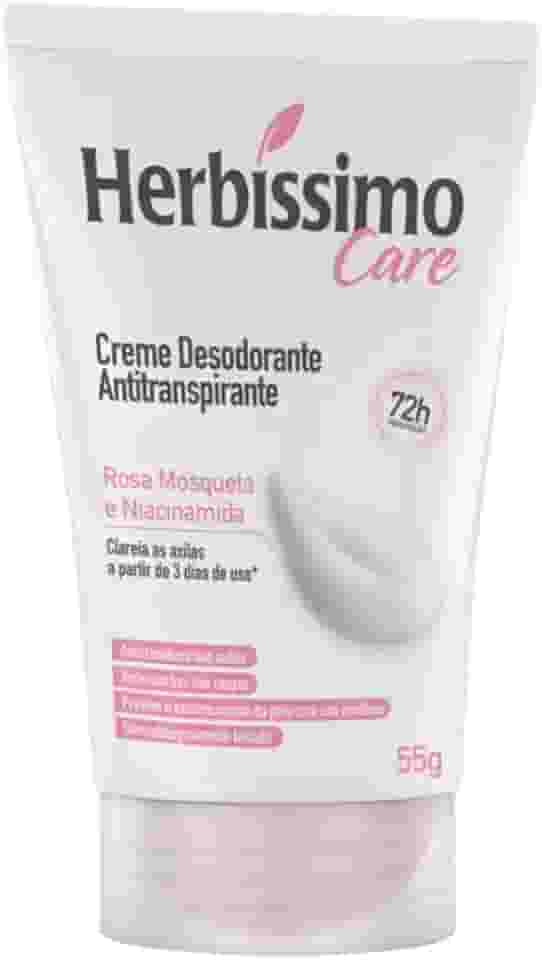 Dana - Desodorante Cremoso Antip Herbissimo Bisnaga 55G Rosa Mosqueta E Niacinamida