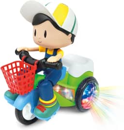 Carro Bate e Volta Bob no Triciclo, DM Toys