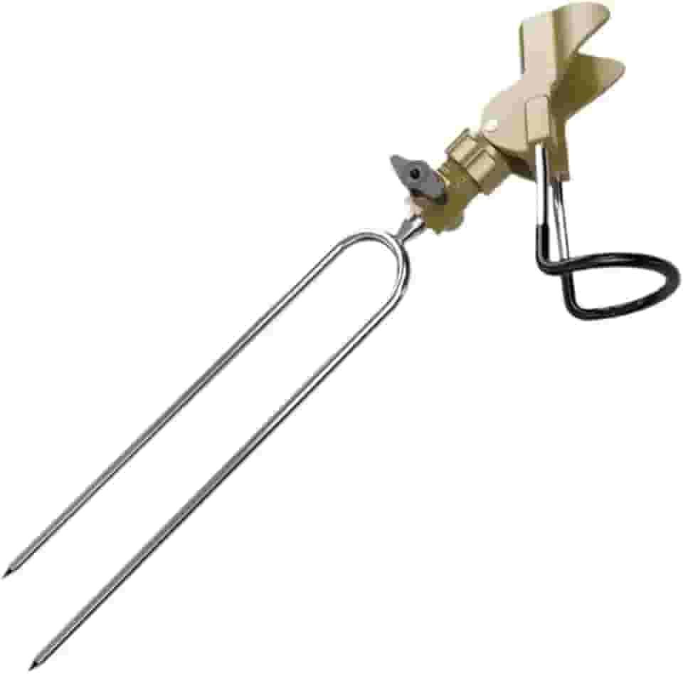 Generic Suporte para vara de pescar para banco, suporte ajustável de 360 graus, portátil, equipamento para vara de pescar para rio e lago
