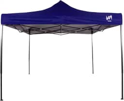 Tenda Gazebo 3x3 Sanfonado Em Aço Com Tecido Aluminizado - Azul