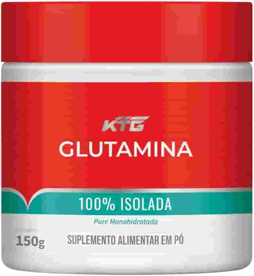 Katiguá, Glutamina 100% isolada, 3000mg de Creatina Pura Monohidratada, Sem Sabor, 150 Gramas