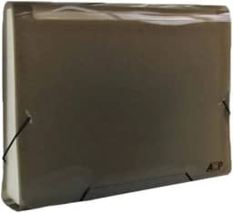 ACP 1027FM, Pasta Sanfonada Plástica, A4, 12 Divisões, Fume