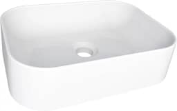 Cuba para Banheiro Luna Branca em Mármore Sintético - Cozimax