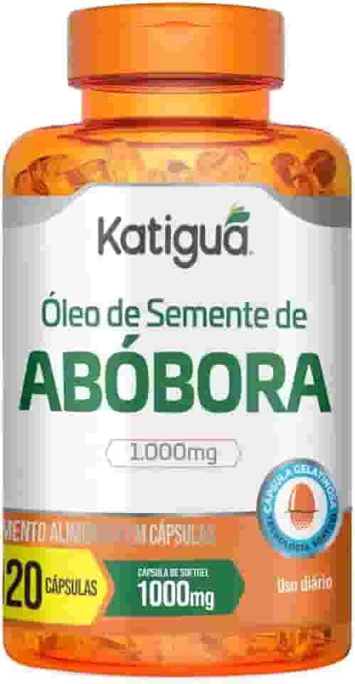 KATIGUÁ Óleo De Semente De Abóbora Prensado A Frio Katiguá 120 Cápsulas Soft Gel • 60 Doses Laranja