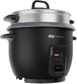 WAP Panela de Arroz Elétrica WRC1000 2 em 1, Suporte para Cozimento de Legumes à Vapor e Desligamento Automático 127V