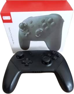 Controle Switch, Pro, Sem Fio, Vibração HD, Controle de Movimento, Funcionalidade Embutida (Preto)